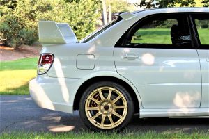 2005-2007 SUBARU WRX STI REAR RH QUARTER PANEL FENDER FLARE PASSENGER SIDE OEM FHI PAINTED