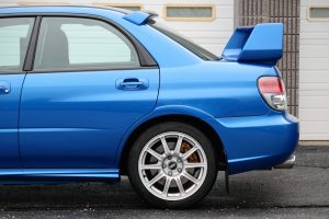 2005-2007 SUBARU WRX STI REAR LH QUARTER PANEL FENDER FLARE DRIVER SIDE OEM FHI PAINTED