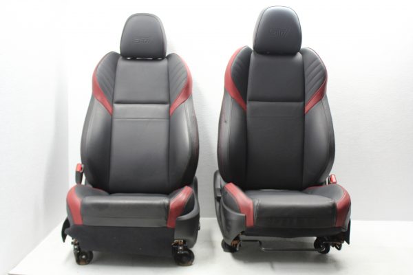 2015-2021 SUBARU WRX & STI LIMITED FRONT BLACK LEATHER SEATS LH/RH OEM 44K MILES