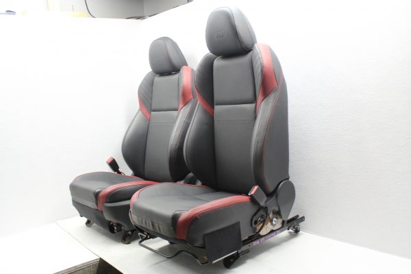 2015-2021 SUBARU WRX & STI LIMITED FRONT BLACK LEATHER SEATS LH/RH OEM 44K MILES - Image 2