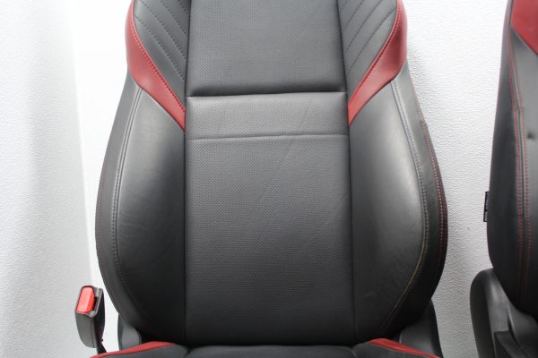 2015-2021 SUBARU WRX & STI LIMITED FRONT BLACK LEATHER SEATS LH/RH OEM 44K MILES - Image 8