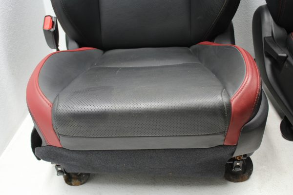 2015-2021 SUBARU WRX & STI LIMITED FRONT BLACK LEATHER SEATS LH/RH OEM 44K MILES - Image 9