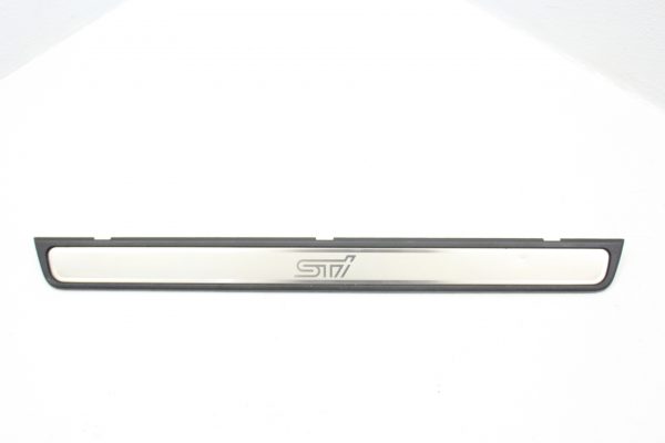 2008-2014 SUBARU WRX STI FRONT DOOR SILL KICK PLATE OEM