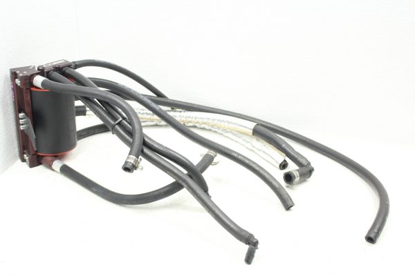 2008-2014 SUBARU WRX & 2008-2020 COBB TUNING AIR OIL SEPARATOR AOS BLACK/RED - Image 3