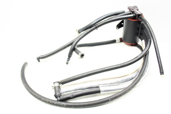 2008-2014 SUBARU WRX & 2008-2020 COBB TUNING AIR OIL SEPARATOR AOS BLACK/RED