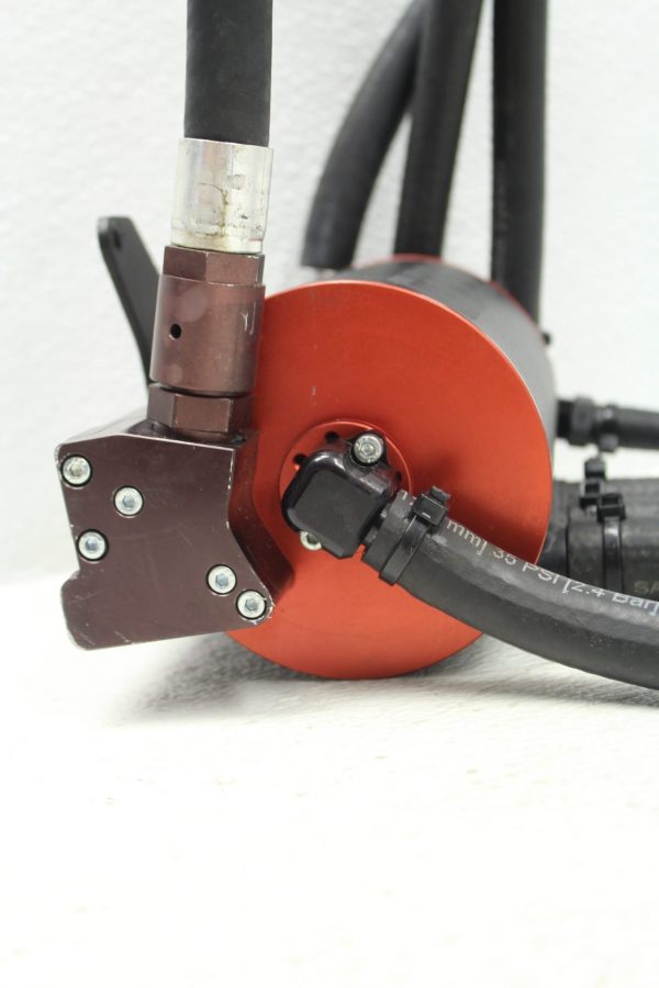 2008-2014 SUBARU WRX & 2008-2020 COBB TUNING AIR OIL SEPARATOR AOS BLACK/RED - Image 6
