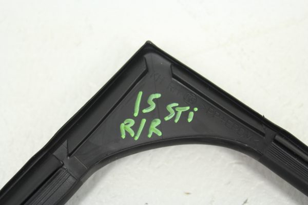 2015-2020 SUBARU WRX & STI REAR RH PASSENGER WINDOW GLASS WEATHER STRIP - Image 6