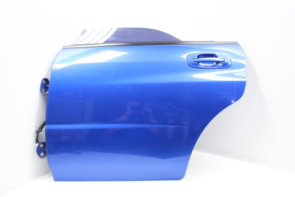 2002-2007 SUBARU WRX & STI REAR LH DRIVER SIDE DOOR ASSEMBLY BLUE OEM