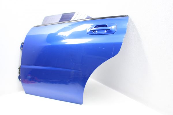 2002-2007 SUBARU WRX & STI REAR LH DRIVER SIDE DOOR ASSEMBLY BLUE OEM - Image 2