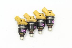 2004-2006 SUBARU WRX STI SIDE FEED FUEL INJECTORS 565CC 71K MILES OEM 16600AA170