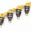 2004-2006 SUBARU WRX STI SIDE FEED FUEL INJECTORS 565CC 71K MILES OEM 16600AA170 - Image 2