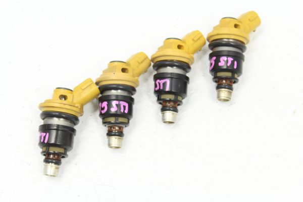 2004-2006 SUBARU WRX STI SIDE FEED FUEL INJECTORS 565CC 71K MILES OEM 16600AA170 - Image 2