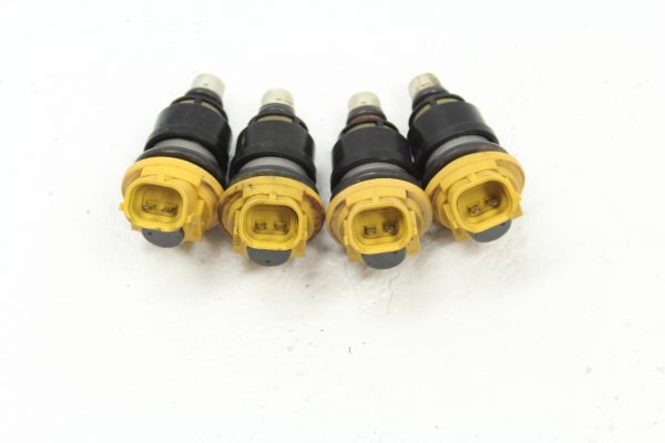 2004-2006 SUBARU WRX STI SIDE FEED FUEL INJECTORS 565CC 71K MILES OEM 16600AA170 - Image 3