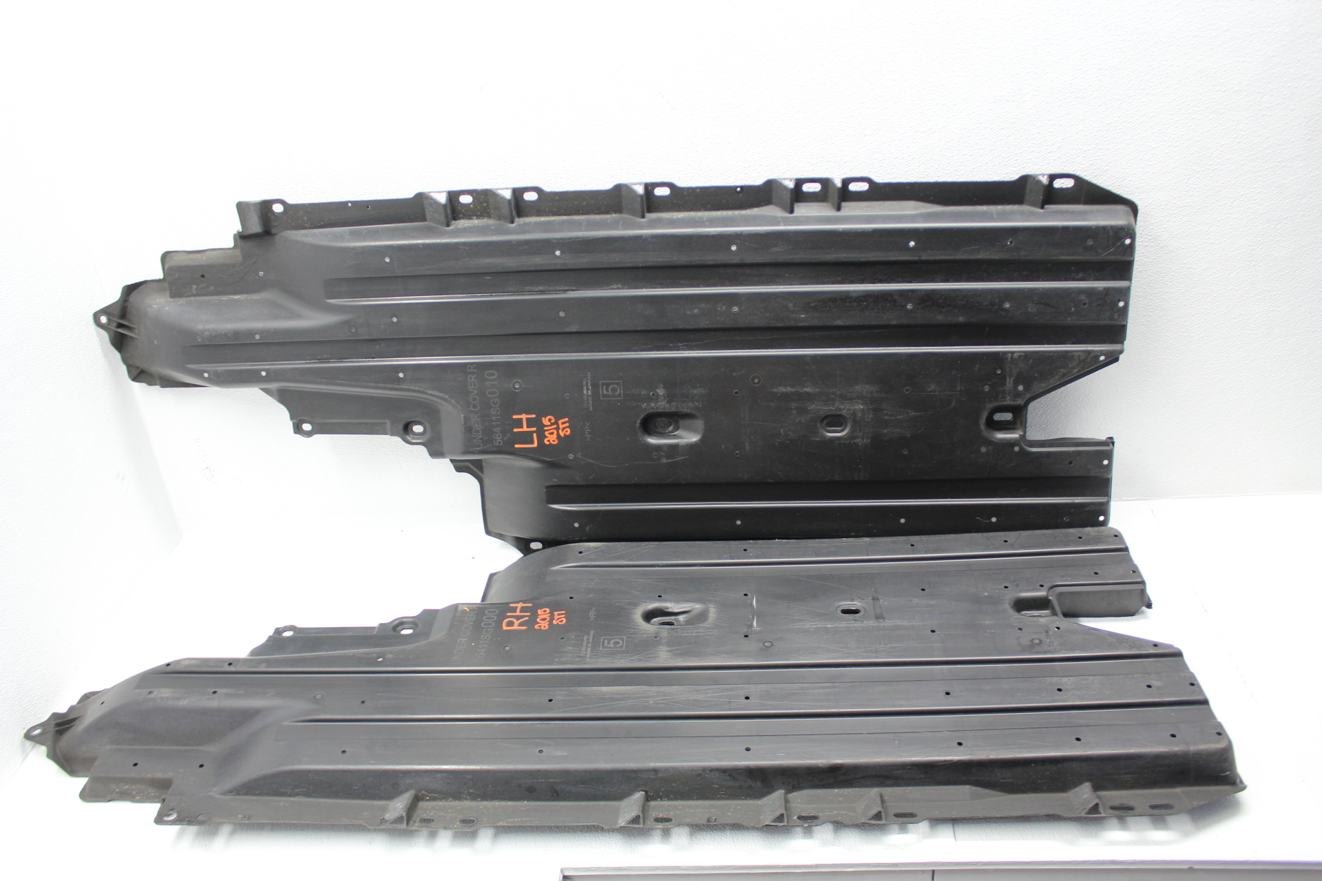 20152020 SUBARU WRX & STI UNDER COVER SIDE PLASTIC SPLASH GUARDS LH/RH SET OEM