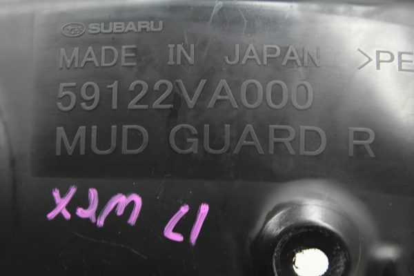 2015-2020 SUBARU WRX & STI REAR RH PASSENGER SIDE FENDER LINER MUD GUARD OEM - Image 7