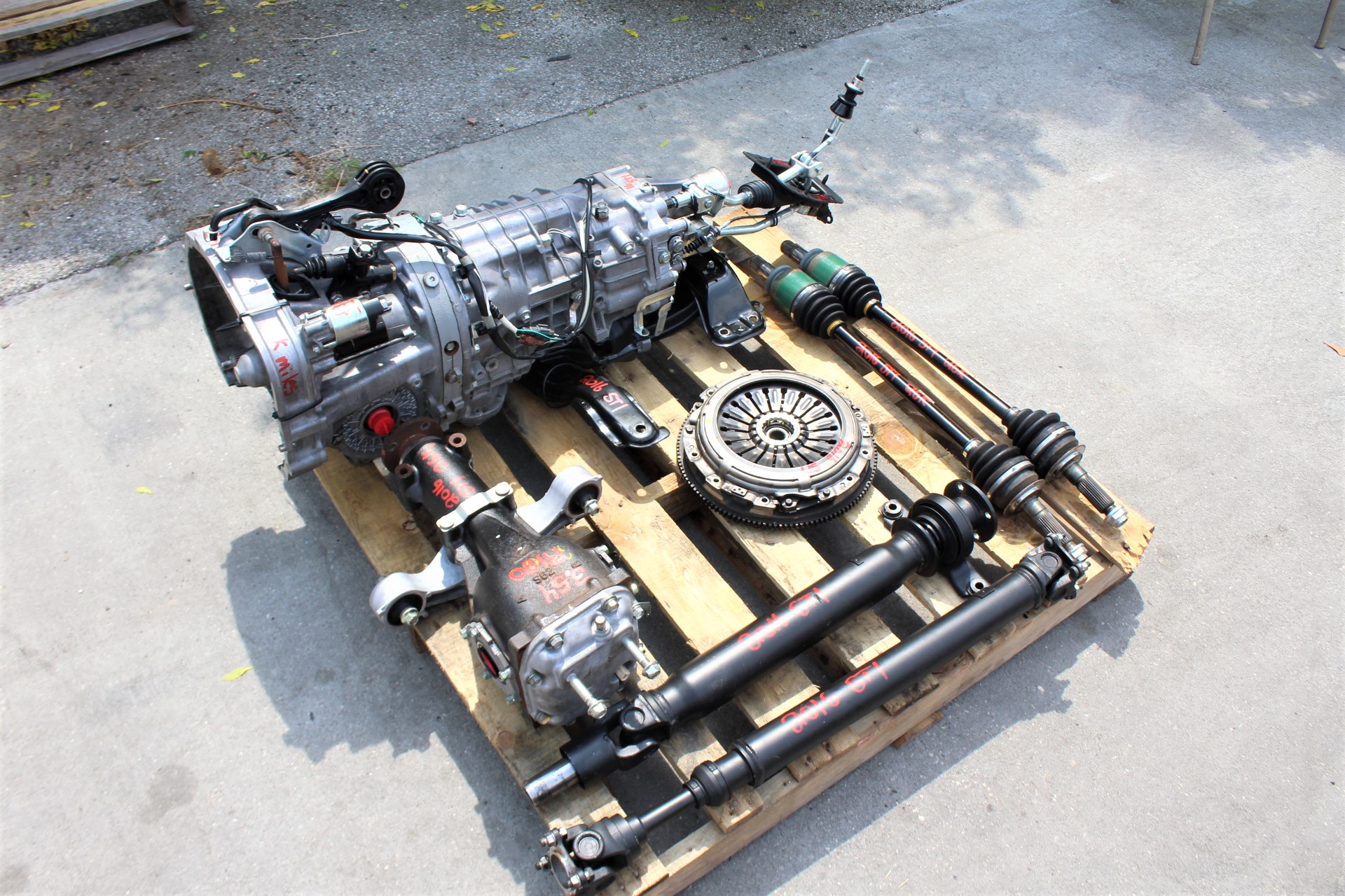 2008-2018 SUBARU WRX STI 6 SPEED MANUAL TRANSMISSION SWAP 6MT 26K MILES EJ257 - Image 2