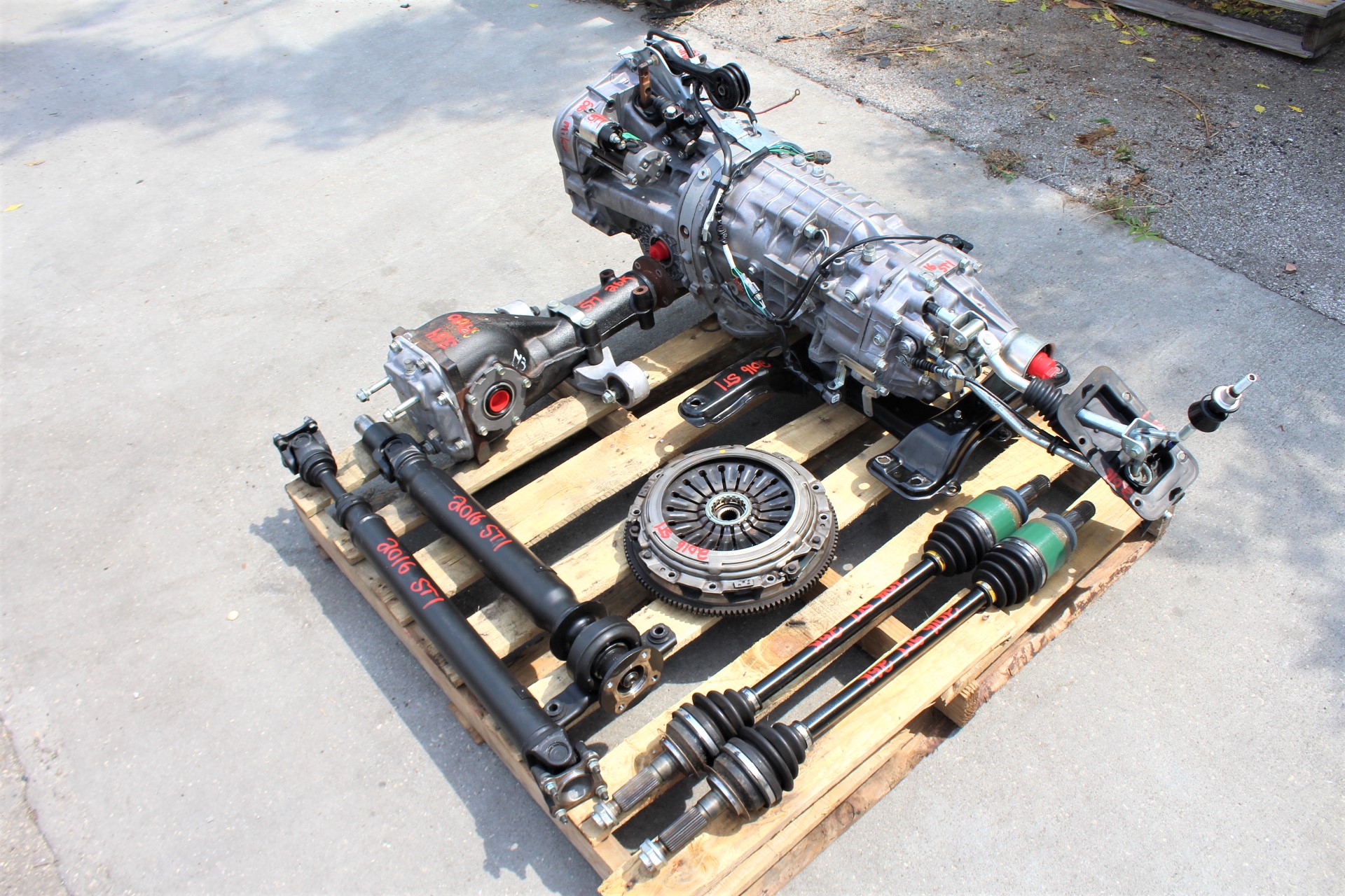 2008-2018 SUBARU WRX STI 6 SPEED MANUAL TRANSMISSION SWAP 6MT 26K MILES EJ257