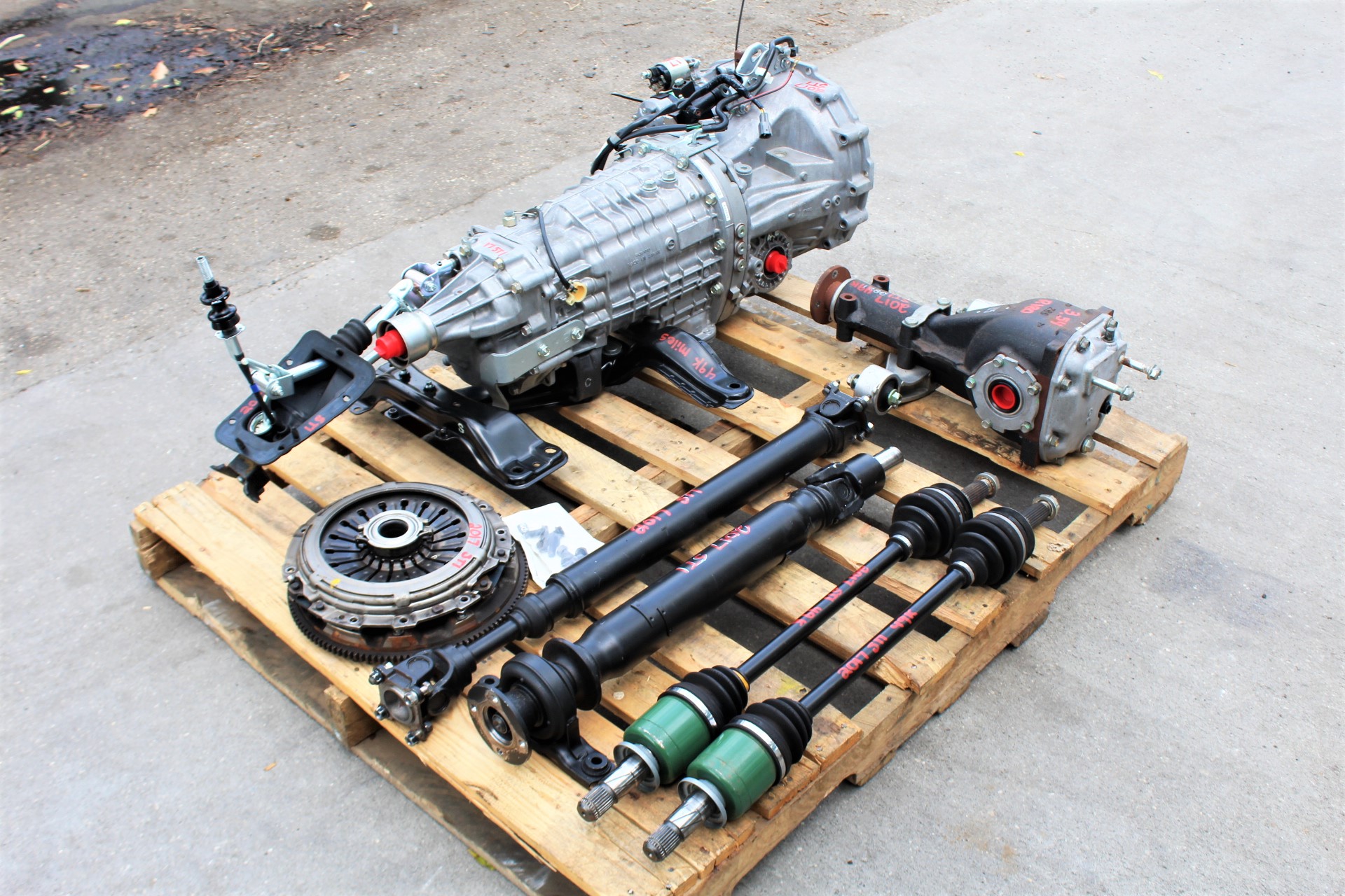 2008-2018 SUBARU WRX STI 6 SPEED MANUAL TRANSMISSION SWAP 6MT 49K MILES EJ257