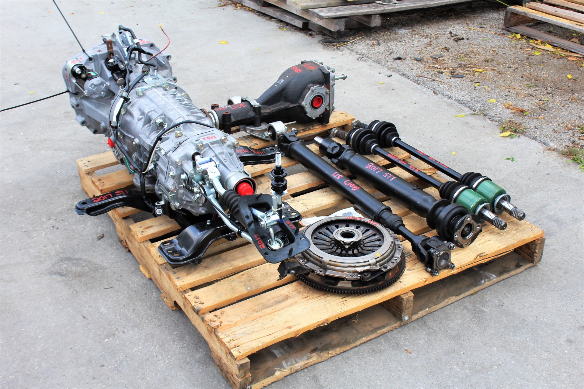 2008-2018 SUBARU WRX STI 6 SPEED MANUAL TRANSMISSION SWAP 6MT 49K MILES EJ257 - Image 2