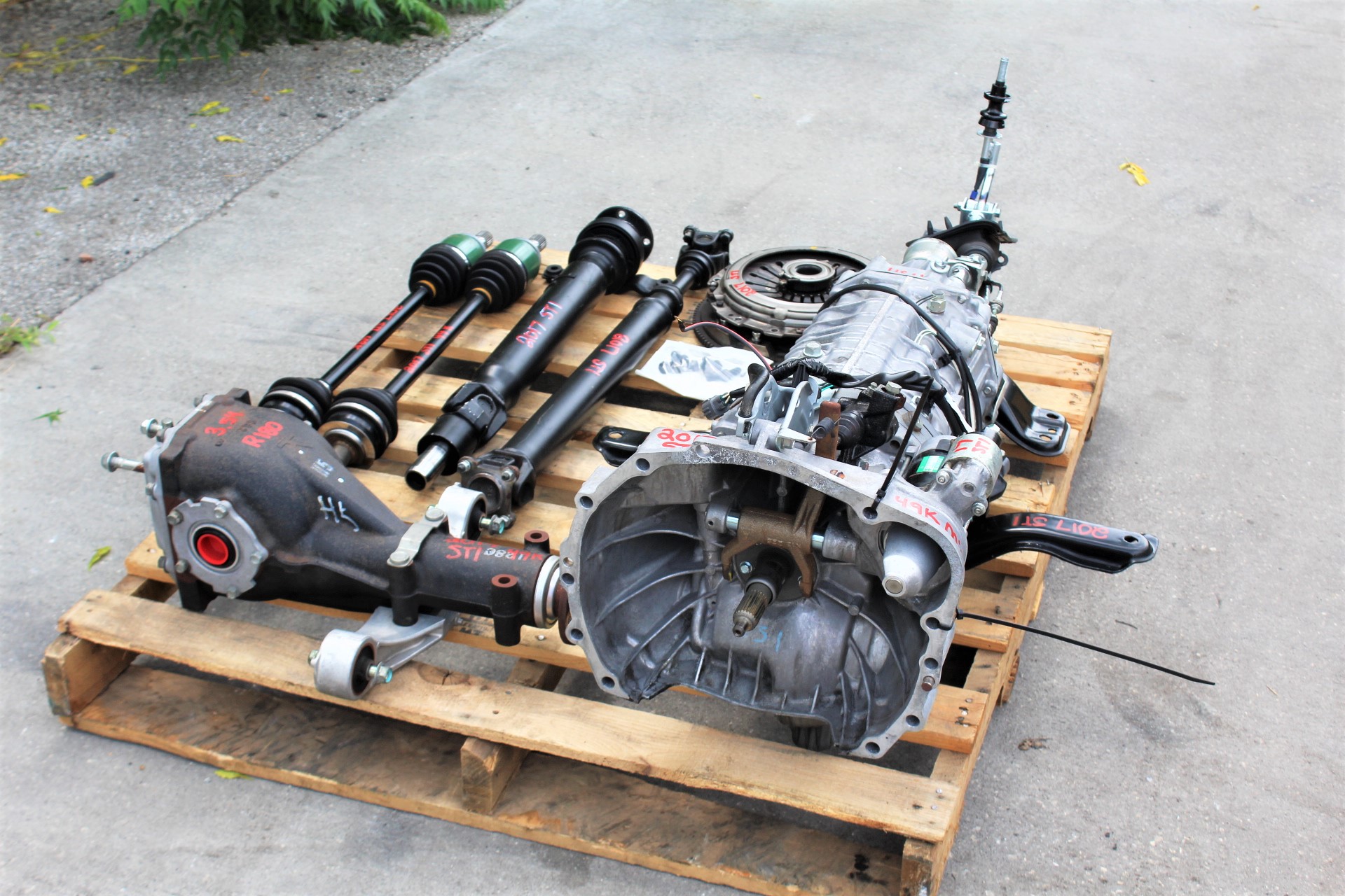 2008-2018 SUBARU WRX STI 6 SPEED MANUAL TRANSMISSION SWAP 6MT 49K MILES EJ257 - Image 3