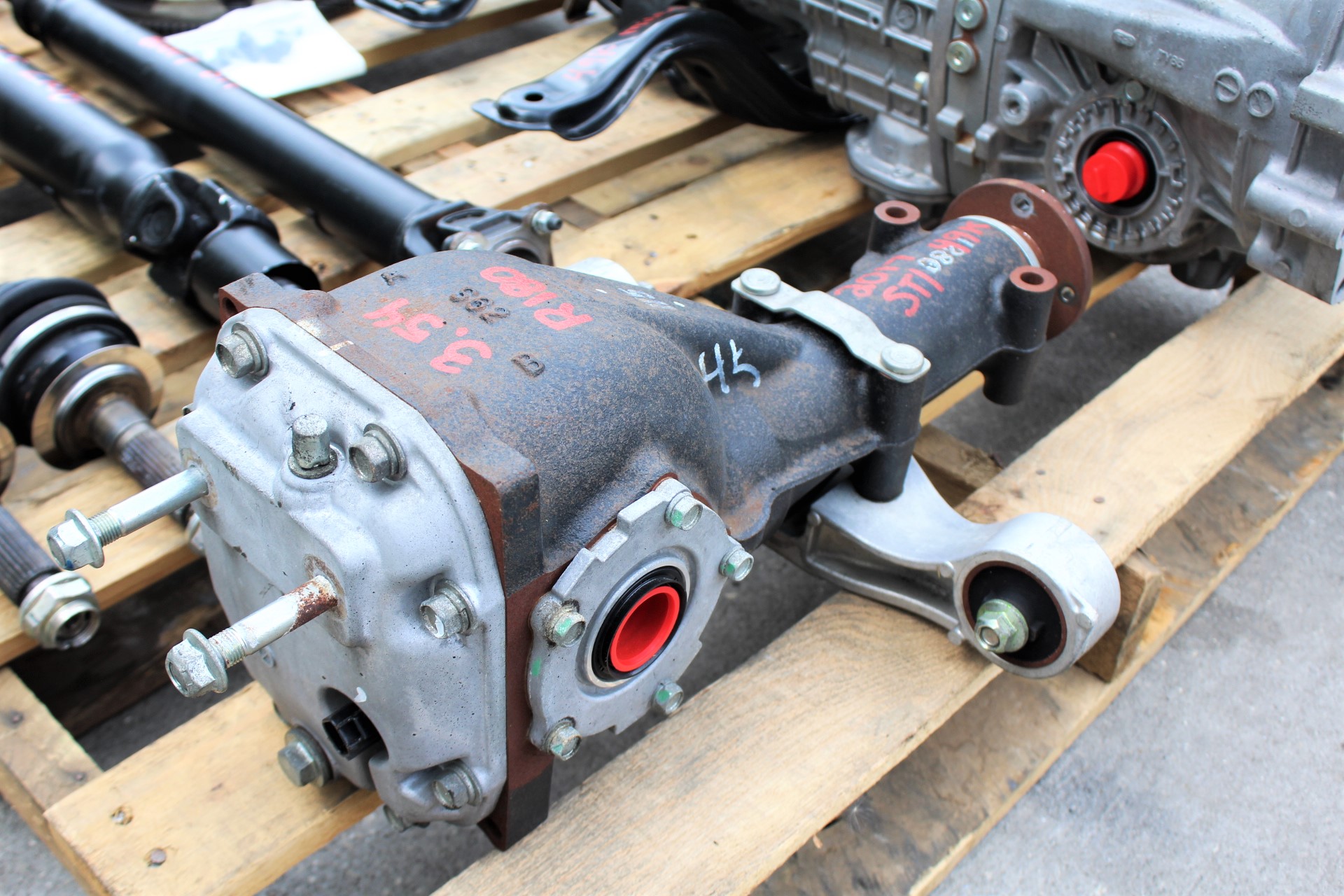 2008-2018 SUBARU WRX STI 6 SPEED MANUAL TRANSMISSION SWAP 6MT 49K MILES EJ257 - Image 7