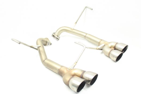 2015-2020 SUBARU WRX & STI NAMELESS MUFFLER DELETE AXLE BACK EXHAUST DOUBLE WALL - Image 2
