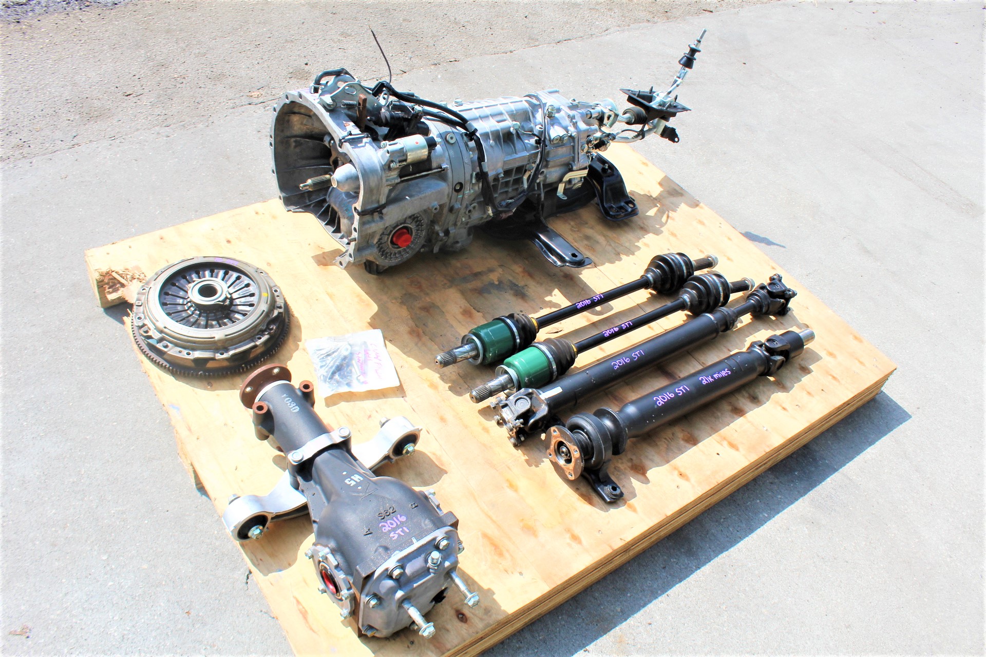 2008-2018 SUBARU WRX STI 6 SPEED MANUAL TRANSMISSION SWAP 6MT 21K MILES EJ257