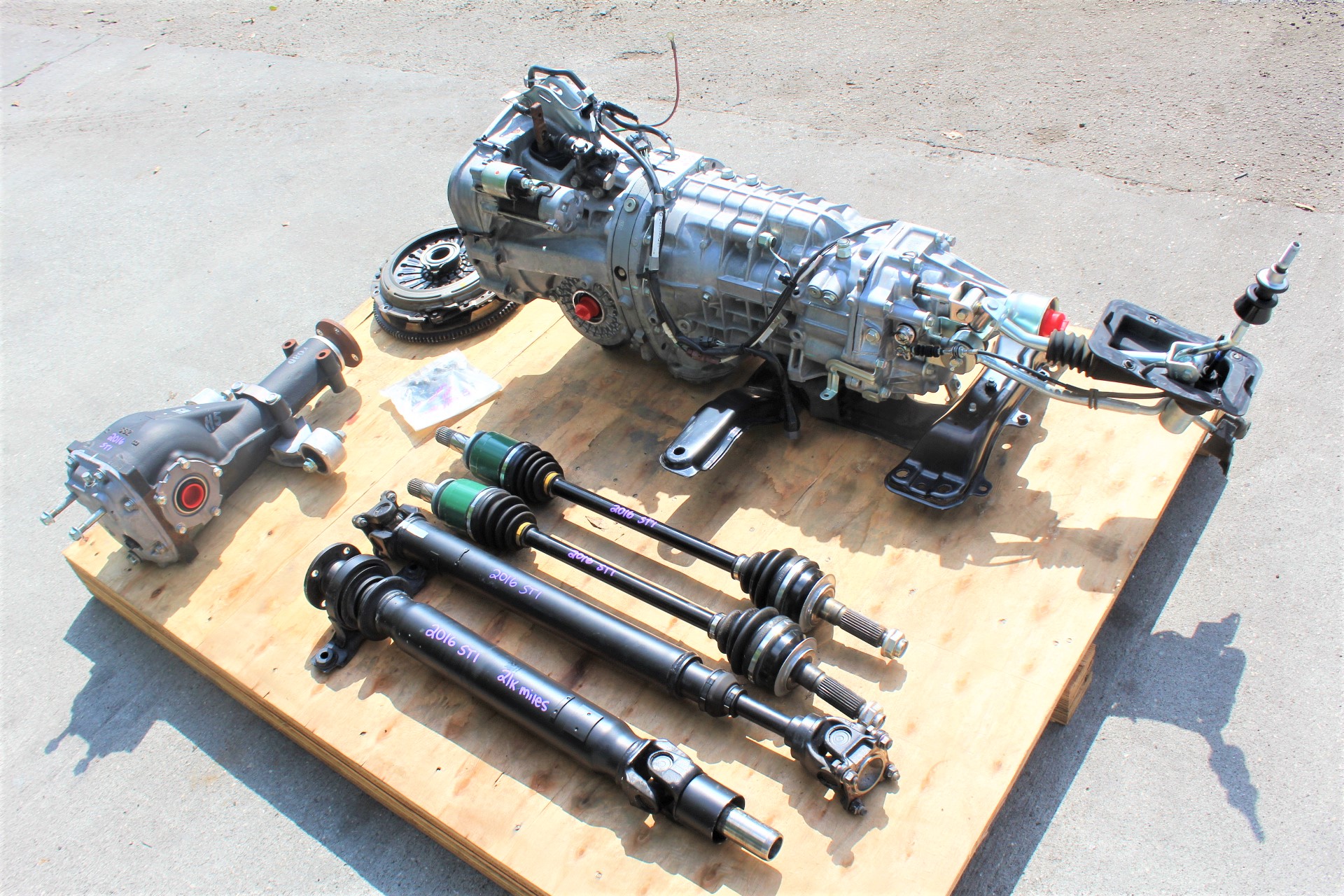 2008-2018 SUBARU WRX STI 6 SPEED MANUAL TRANSMISSION SWAP 6MT 21K MILES EJ257 - Image 2