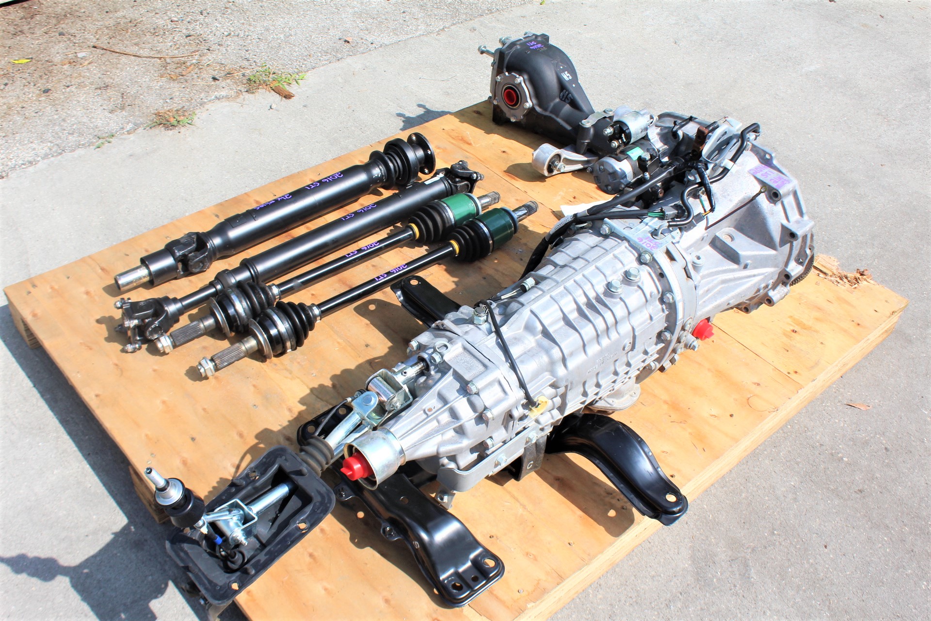 2008-2018 SUBARU WRX STI 6 SPEED MANUAL TRANSMISSION SWAP 6MT 21K MILES EJ257 - Image 3