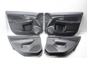 2015-2020 SUBARU WRX STI FRONT & REAR ALCANTARA DOOR CARD PANEL SET OEM