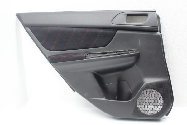 2015-2020 SUBARU WRX STI FRONT & REAR ALCANTARA DOOR CARD PANEL SET OEM - Image 11