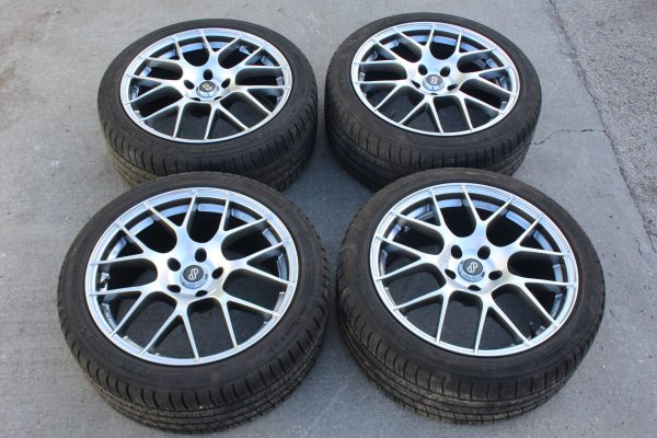 2005-2020 SUBARU WRX STI ENKEI RAIJIN 5X114 WHEELS RIMS & TIRES 18X8.5 +38 - Image 4