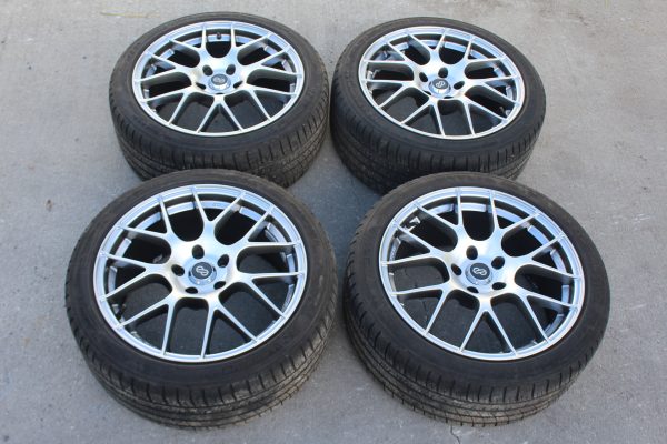 2005-2020 SUBARU WRX STI ENKEI RAIJIN 5X114 WHEELS RIMS & TIRES 18X8.5 +38 - Image 5