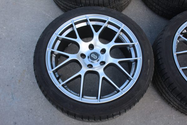 2005-2020 SUBARU WRX STI ENKEI RAIJIN 5X114 WHEELS RIMS & TIRES 18X8.5 +38 - Image 6