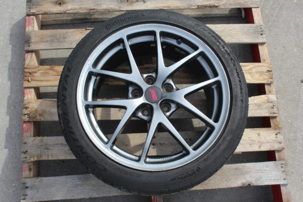 2015-2017 SUBARU WRX STI LIMITED FORGED WHEEL RIM & TIRE 18x8.5 + 55 5x114.3