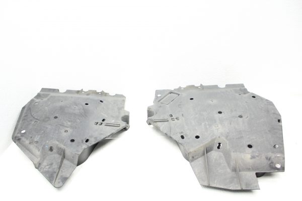 2008-2014 SUBARU WRX & STI FUEL TANK PROTECTOR PLASTIC COVER TRAY SET LH/RH OEM - Image 2