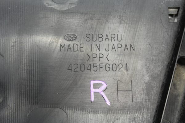 2008-2014 SUBARU WRX & STI FUEL TANK PROTECTOR PLASTIC COVER TRAY SET LH/RH OEM - Image 5