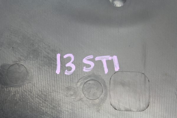2008-2014 SUBARU WRX & STI FUEL TANK PROTECTOR PLASTIC COVER TRAY SET LH/RH OEM - Image 7