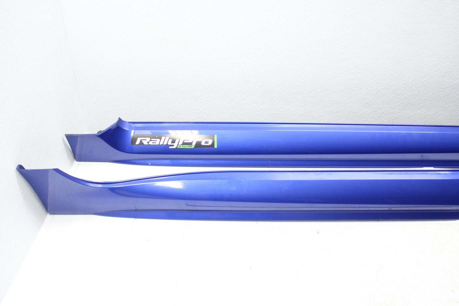 20152021 SUBARU WRX & STI SIDE SKIRTS ROCKER PANELS SET WORLD RALLY BLUE OEM