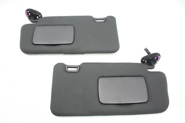 2015-2018 SUBARU WRX & STI SUNVISORS ASSEMBLY SET LH/RH BLACK OEM - Image 2