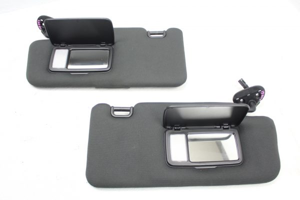 2015-2018 SUBARU WRX & STI SUNVISORS ASSEMBLY SET LH/RH BLACK OEM - Image 3