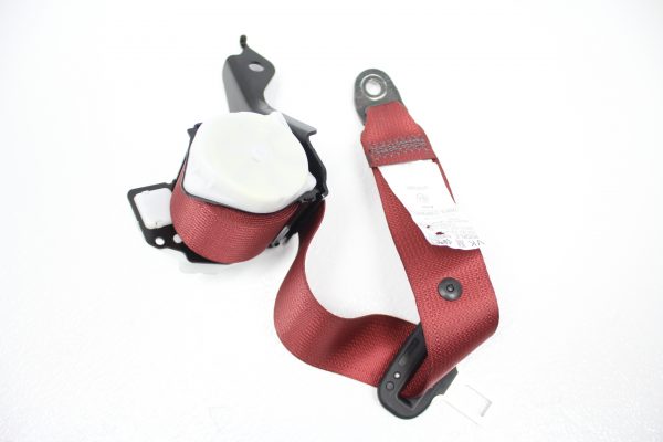 2018-2021 SUBARU WRX STI REAR RED SEAT BELT & BUCKLES SET OEM LH/RH - Image 4