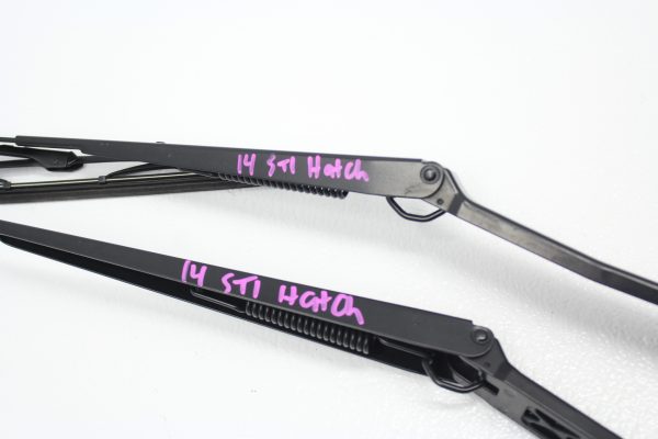 2008-2014 SUBARU WRX STI FRONT WIPER BLADES WINDSHIELD WIPER ARMS PAIR/SET OEM - Image 3