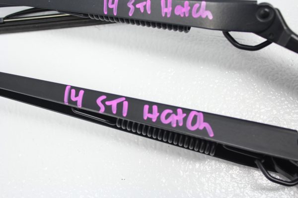 2008-2014 SUBARU WRX STI FRONT WIPER BLADES WINDSHIELD WIPER ARMS PAIR/SET OEM - Image 4