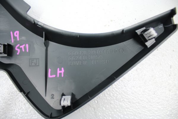 2015-2020 SUBARU WRX & STI DASHBOARD END CAP COVER LH DRIVER SIDE OEM - Image 4