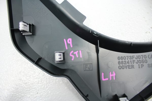 2015-2020 SUBARU WRX & STI DASHBOARD END CAP COVER LH DRIVER SIDE OEM - Image 5