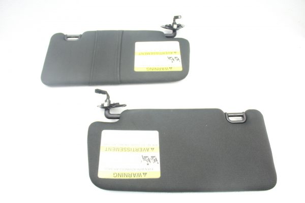 2015-2020 SUBARU WRX & STI SUN VISORS ASSEMBLY SET LH/RH BLACK OEM