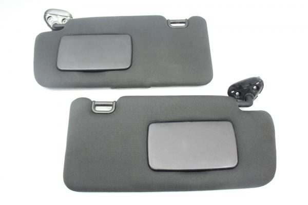 2015-2020 SUBARU WRX & STI SUN VISORS ASSEMBLY SET LH/RH BLACK OEM - Image 3