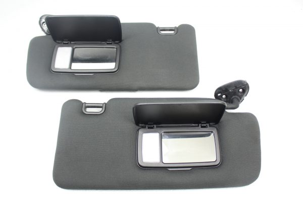 2015-2020 SUBARU WRX & STI SUN VISORS ASSEMBLY SET LH/RH BLACK OEM - Image 4