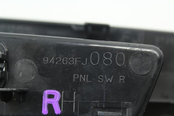 2015-2020 SUBARU WRX & STI REAR RH PASSENGER SIDE WINDOW SWITCH PANEL OEM - Image 5
